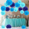 Yolrky Paper Flowers, Paper Pom Poms, Party Decoration, Wedding, Birthday,