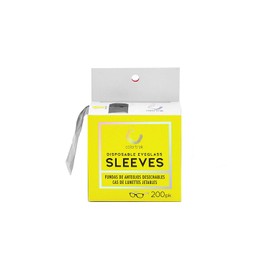 Colortrak Disposable Eyeglass Sleeves, Protect Eyeglasses During Salon Processes, Slide Over Protection, Stands Up Against Processes, Convenient Dispenser Box, Black, 200 Per Pack
