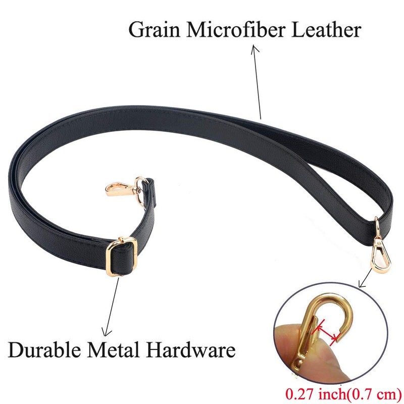 Beaulegan Crossbody Bag Strap Full Grain - Microfiber Leather -
