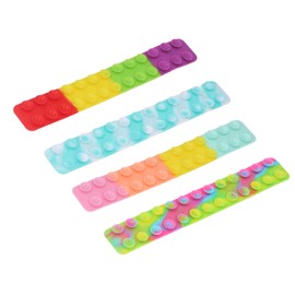 Kids Suction Cup Toy Soft Silicone Colorful Stress Relive Stretching Universal Suction Toys#5