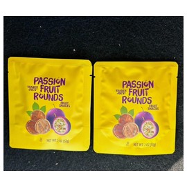 Generic Trader Joe's Passion Fruit Rounds Fruit Snacks Net Wt. 2oz (57g) Pack of 2.
