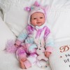 BABESIDE 17 Inch Realistic Baby Doll Soft Cuddly Toy with