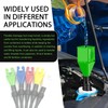 MOXRUQ 5 PCS Retractable Car Fuel Funnel, Handhold-Free Flexible Draining