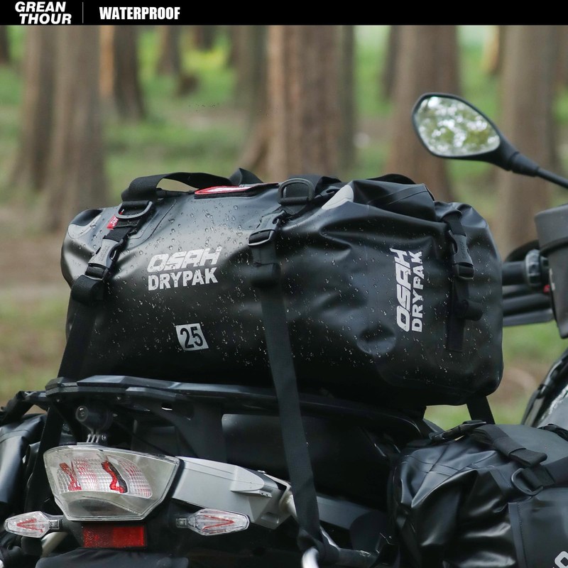 Greanthour Waterproof Duffel& Luggage Bag - Motorcycle Dry Bag Tail
