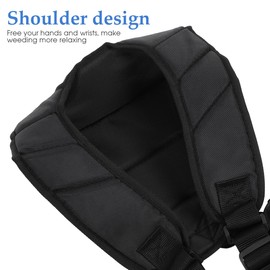 Gatuida Strap for Lawnmower Shoulder Strap for Padded Lawn Cutter Handle Grass Double Shoulder Strap Trimmer Shoulder Fit Cutting Tape Trimmer Belt Scissor Belt Black