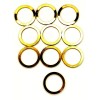 Pro Right industry 10-pack! 1 inch 20mm Brass Ring Adapter