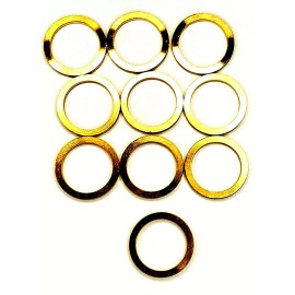 Pro Right industry 10-pack! 1 inch 20mm Brass Ring Adapter Reducer Bushing for Diamond Saw Blades