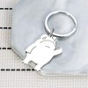 xutao Stainless Steel Cute Frog Keychain Gifts for Women Girls