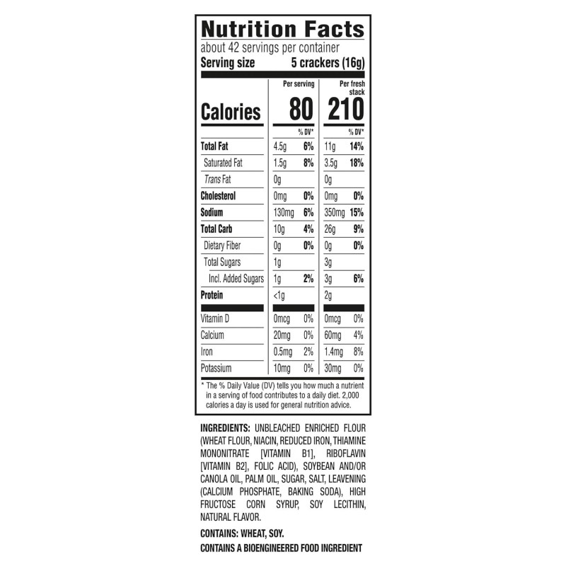 Ritz Fresh Stacks Original Crackers, Party Size, 23.7 Oz (16