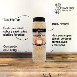 Pontino Cebolla en Polvo, 400 g