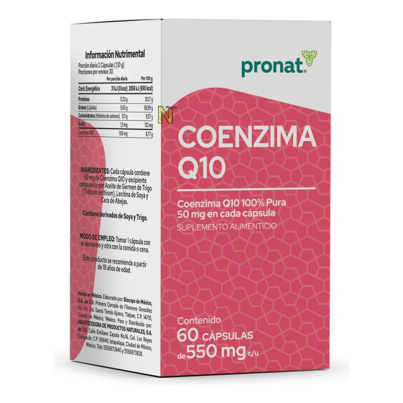 (60 Caps) Coenzima Q10 - Pronat Ultra