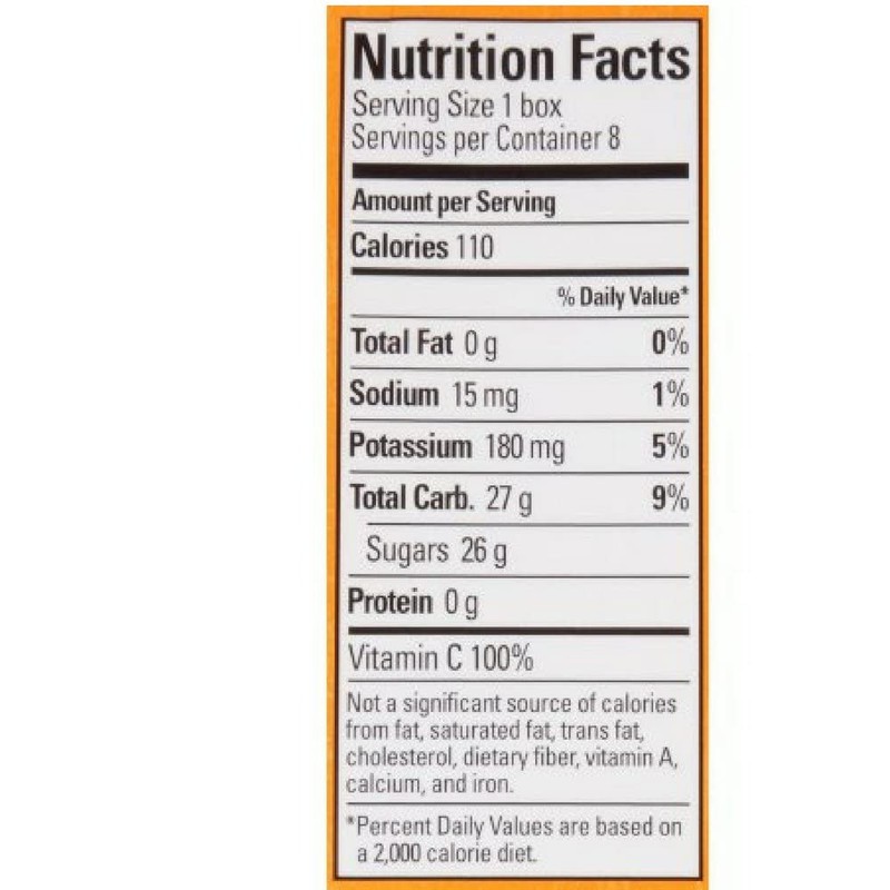 Juicy Juice Orange Tangerine Juice Single Serve Box, 54 Fluid