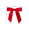 7Rainbows 20pcs Boutique 4.5" Red Satin Ribbon Bows for Craft