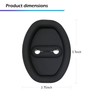 NGHEY Car Door Lock Buckle, Silicone Interior Modification Lock Buckle,