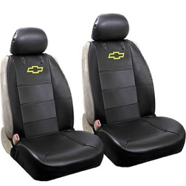 Chevy Bowtie Universal Sideless Seat Cover w/Head Rest