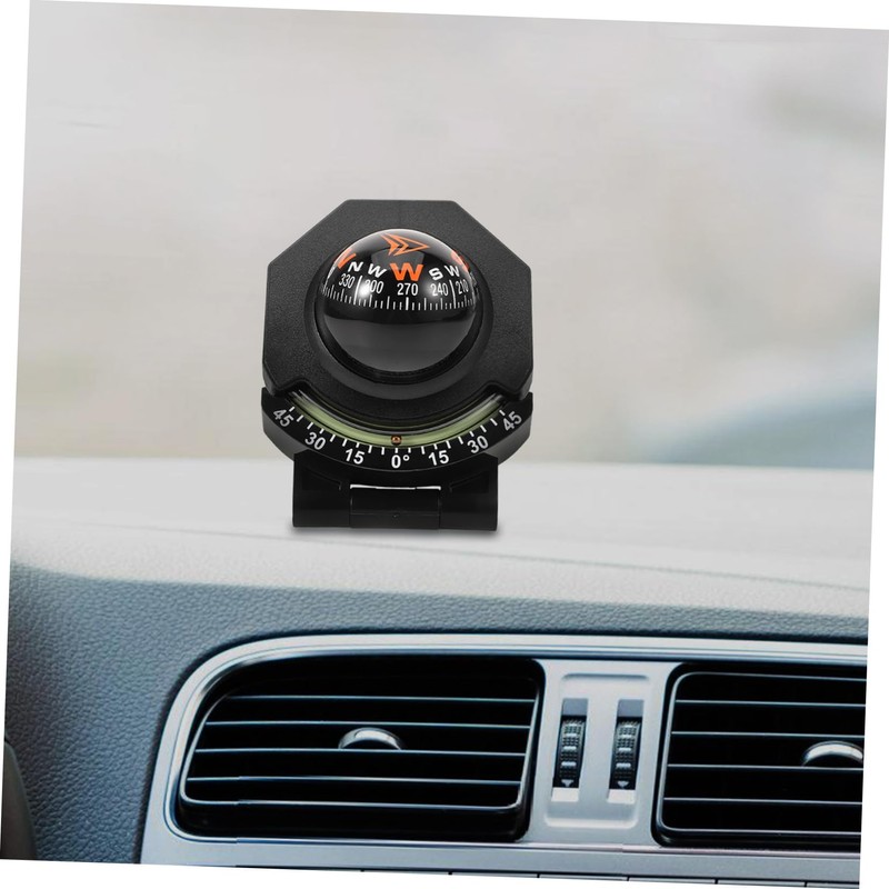 GRIRIW Car Dashboard Compass High Precision Automotive Compass with Slope