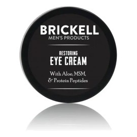 Crema Contorno de Ojos Brickell Orgánica para Hombres: Anti-Hinchazón y Ojeras