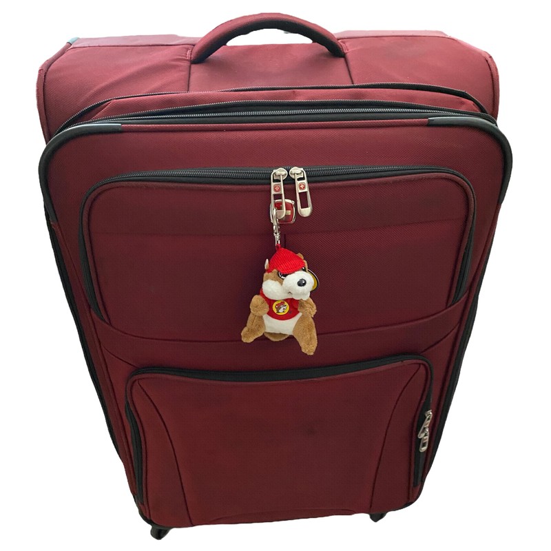 Buc-ee's Beavers 4" Mini Stuffed Plush Keychain Keyring Backpack Clip