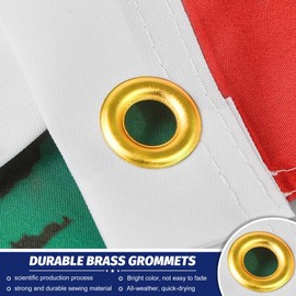 3x5 Foot California State Flag - Vivid Color and Fade proof - Canvas Header and Double Stitched - Calif. CA Flags Polyester with Brass Grommets 3 X 5 Ft