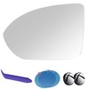 EAP Driver Side Mirror Glass Compatible with Volkswagen Golf MK8