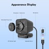TOALLIN Ultra HD 4K Streaming Webcam with Remote Control, PDAF