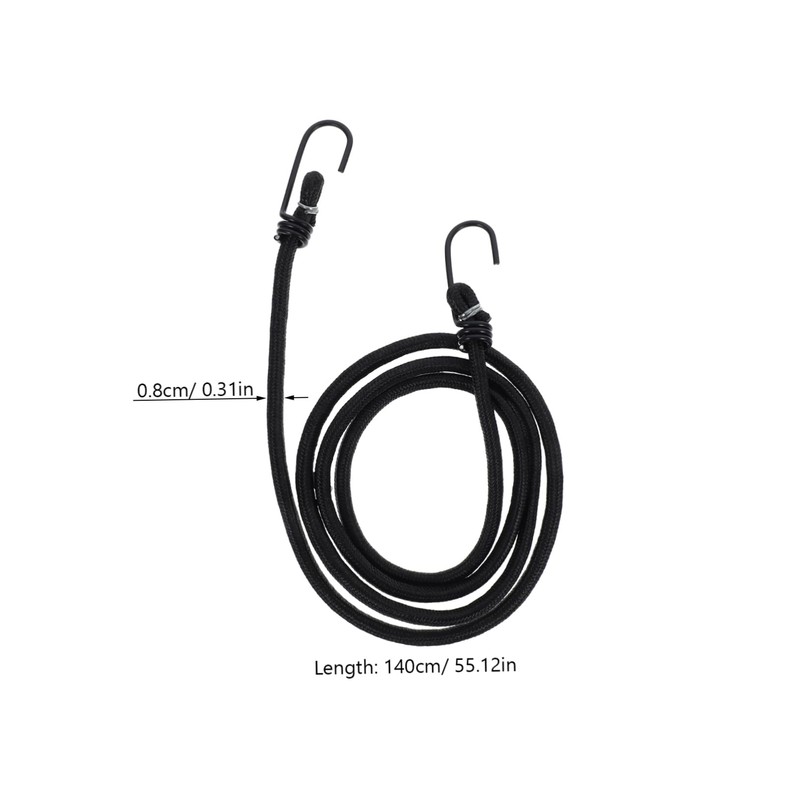 Abaodam Bicycle Luggage Rope Bike Adjustable Bungee Elastic Rubber Rope