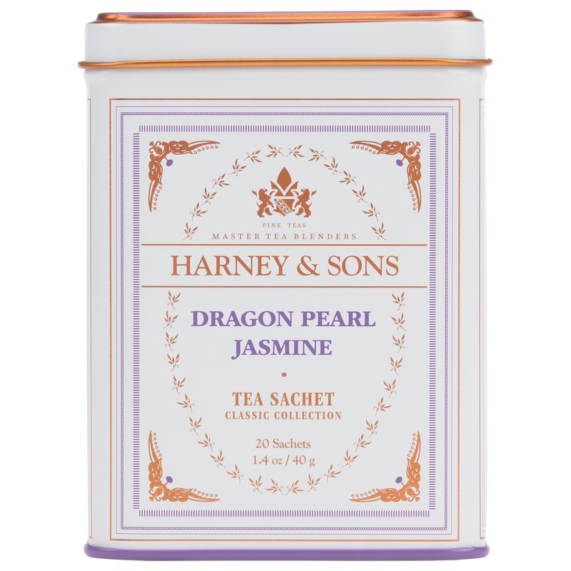 Harney & Sons Dragon Pearl Jasmine Tea, 20 Count(Pack of