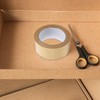 Operitacx Brown Packing Tape 1.7 Inch Wide, 27 Yards Kraft