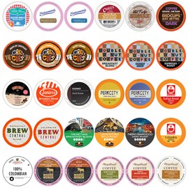 Crazy Cups Custom Variety Pack Sampler, Assorted Single Serve Pods for Keurig K Cups Makers, Coffee, 30 Count