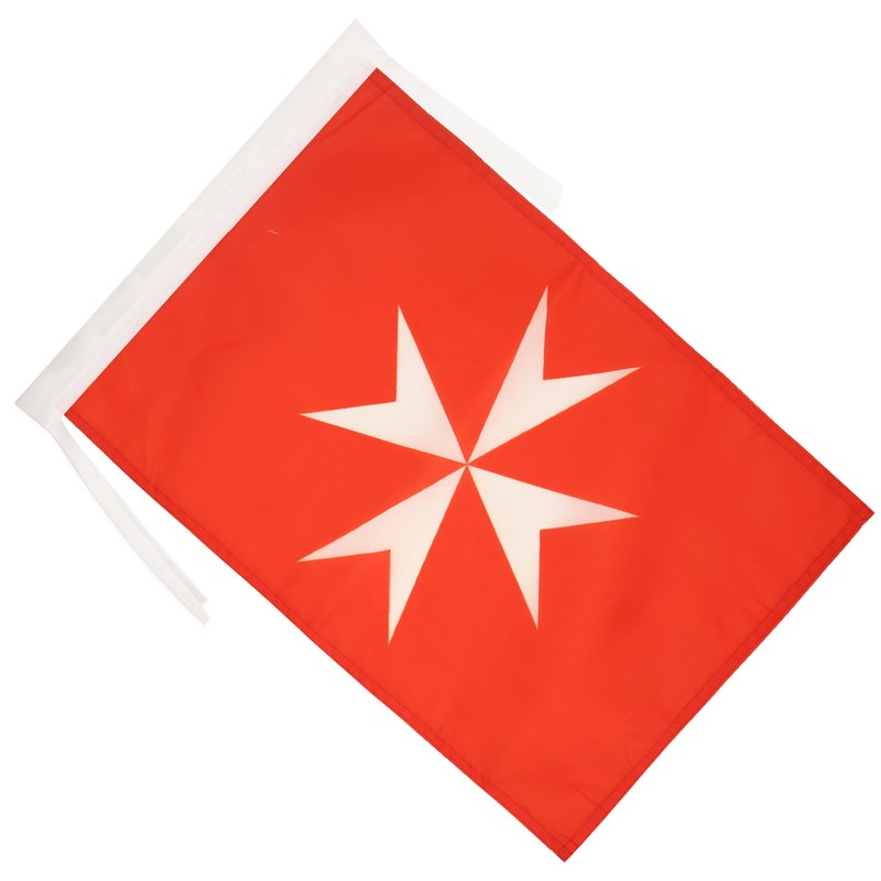 Activity Order of Malta Flag 18'' x 12'' cords -