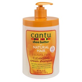 Cantu Natural Hair Shampoo Cleansing Cream 25 Ounce Pump (2 Pack)