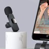Wireless Lavalier Microphone Noise Cancelling 360° Sound 20m Range Professional