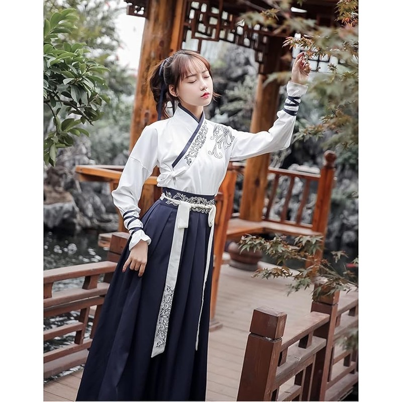 Lady Lazy Unisex Han Clothing Set, Kimono, Hakama, Kimono, Long,
