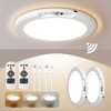Rechargeable Motion Sensor Ceiling Light, Wireless Battery Operated Ceiling Light,
