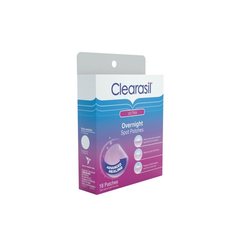 Clearasil Stubborn Acne Control 5in1 Pimple Patch, 18 Count