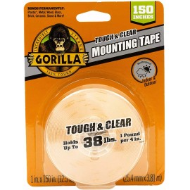 Gorilla Tough & Clear Double Sided XL Mounting Tape