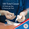 Henry Schein Criterion 2x2” Non-Woven Sponge- Rayon/Polyester Blend, 4-Ply, Sterile-