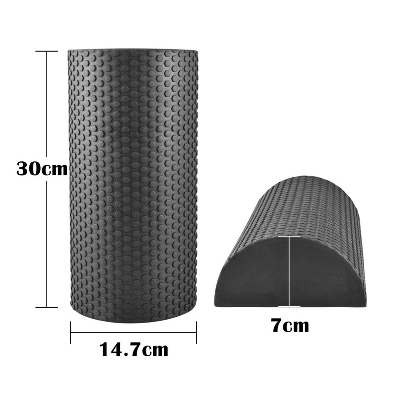 Yoassi Semicircular Fascia Roller Standard Massage Roller Calves / Balance