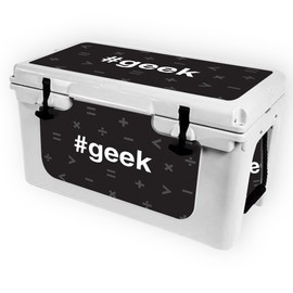MightySkins (Cooler Not Included) Skin Compatible with RTIC 45 Cooler (2017 Model) - Geek | Protective, Durable, and Unique Vinyl Decal wrap Cover | Easy to Apply | Made in The USA