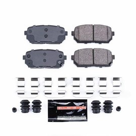 Power Stop Z23-1296 Rear Z23 Evolution Sport Carbon Fiber Infused Ceramic Brake Pads with Hardware For Kia Rondo 2007-2012 [Model Specific]