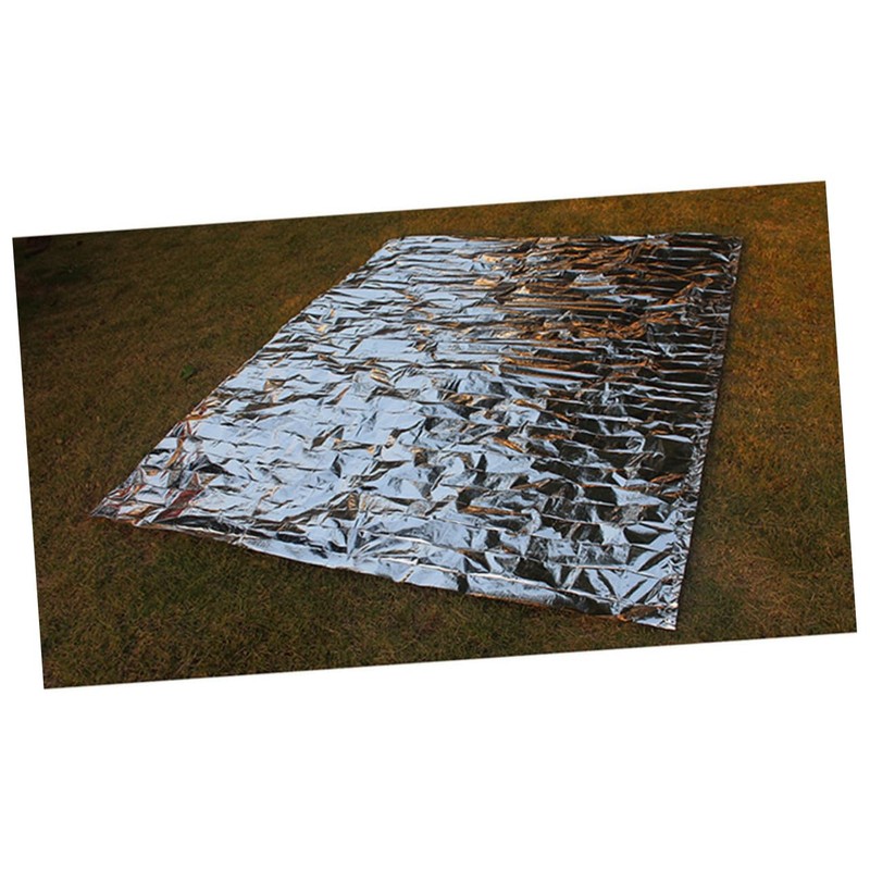 KICHOUSE Insulated Camping Blanket Emergency Tarp Strong Reflection for Outdoor