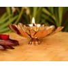 Craftsman Brass Copper Lotus Flower Petals Kamal Shape Metal Akand