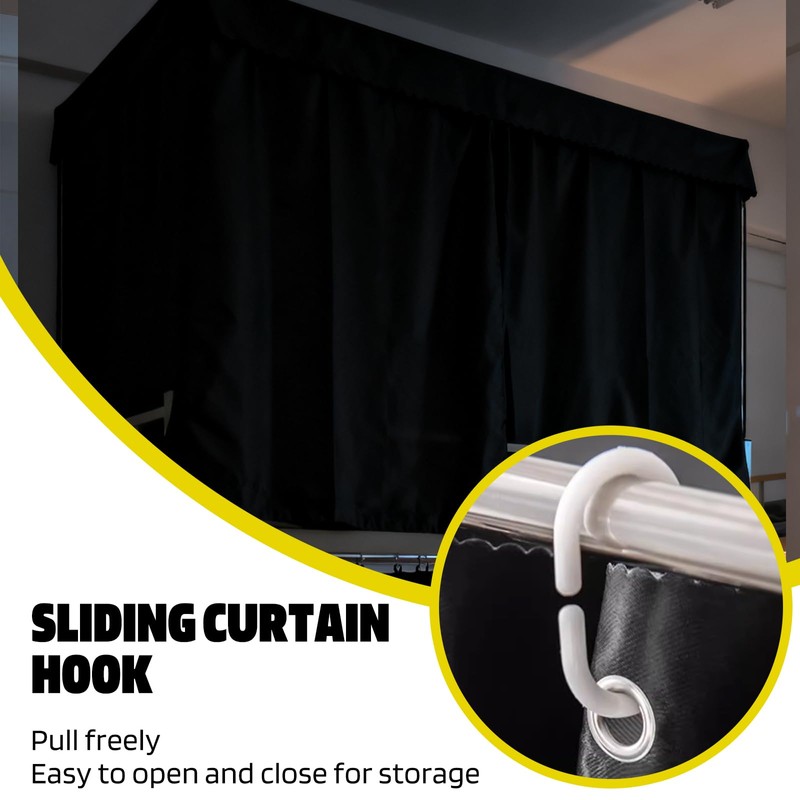 ziyue 2 Pcs Blackout Bunk Bed Curtains 78.7 * 59"