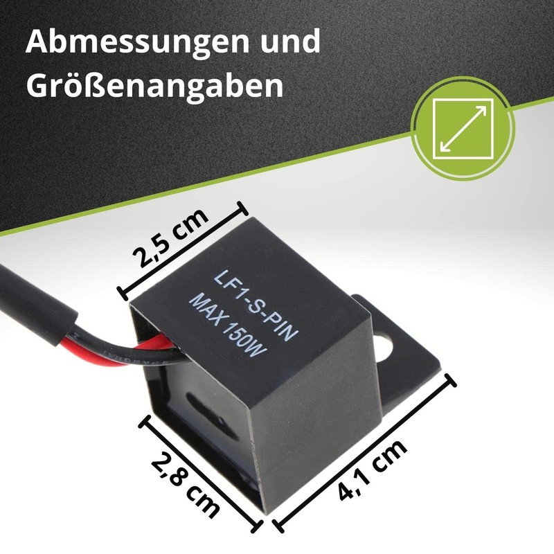 Binego® LED Relay Indicator Relay Motorcycle Quad Load Independent Indicator