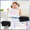 36pcs School Supplies Aesthetic with Pencil Case Color Highlighters Ink