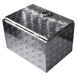 OKOVO 24" Aluminum Underbody Tool Box RV Trailer Flatbed Truck for Storage (Silver)