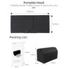 YYFRIEND Foldable Leather Magnetic Cellphone Sunhood for DJI Mavic Mini