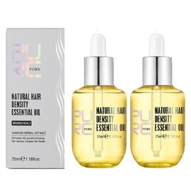 nvyue PURC Natural Hair Density Essential Oil for Hair Growth,Hair Regrowth Serum for Women & Men-35 ML(2 PCS)