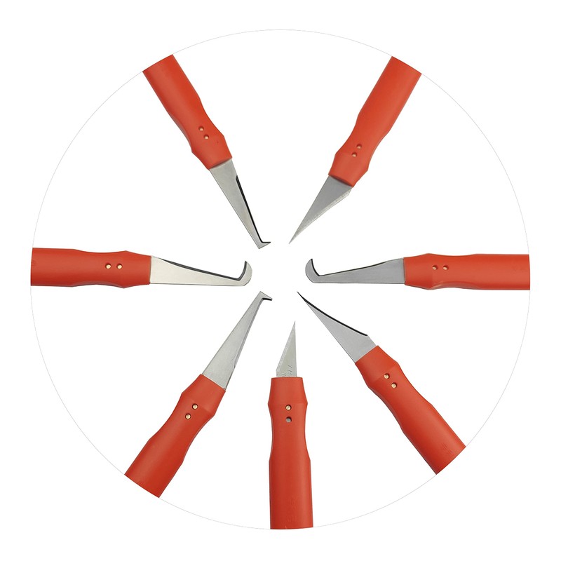 7pcs Plastic deburring Burr Knife Tool Flash Trimmer Plastic Parts