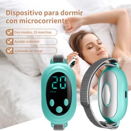Dispositivo de Ayuda para Dormir, Neurocontrol para Ansiedad, Aparato para La Anti Ansiedad, Asistencia para el Sueño Nocturno Portátil, Mejorar La Ansiedad Del Sueño (verde)